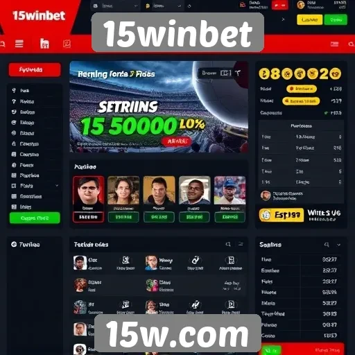 Facilidade de uso da interface do site 15winbet
